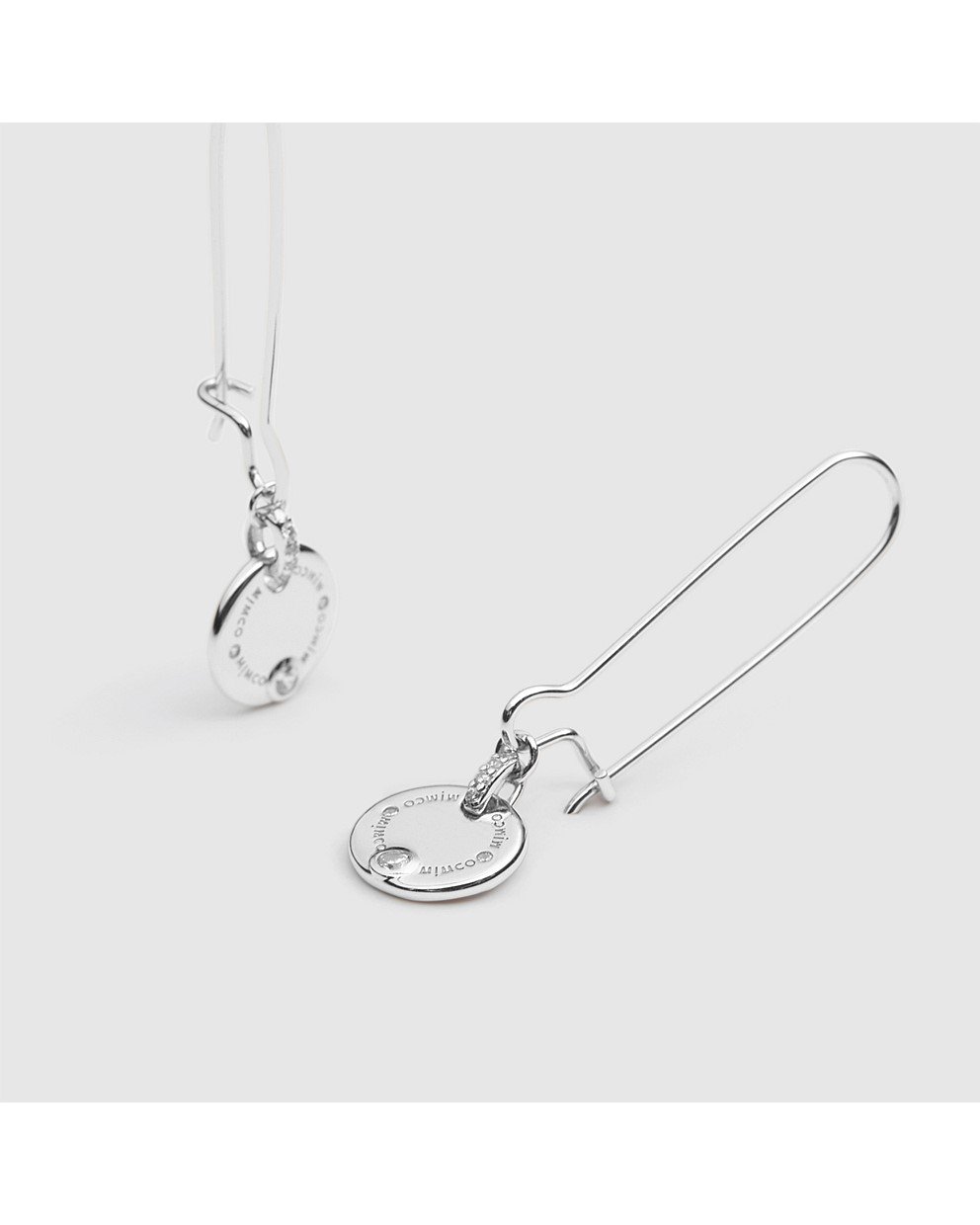 rotate sterling silver drop earrings