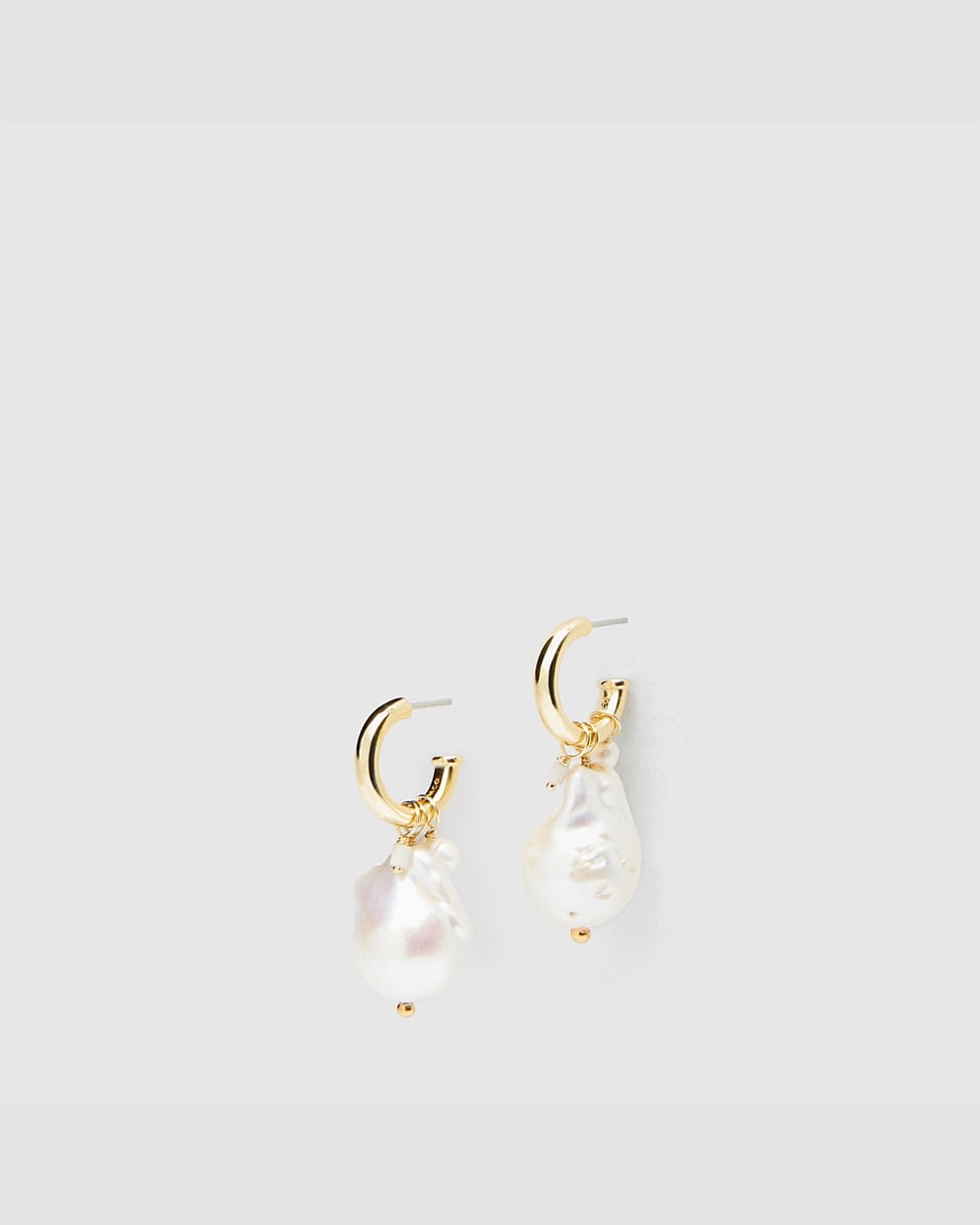 sultra charm hoop earrings