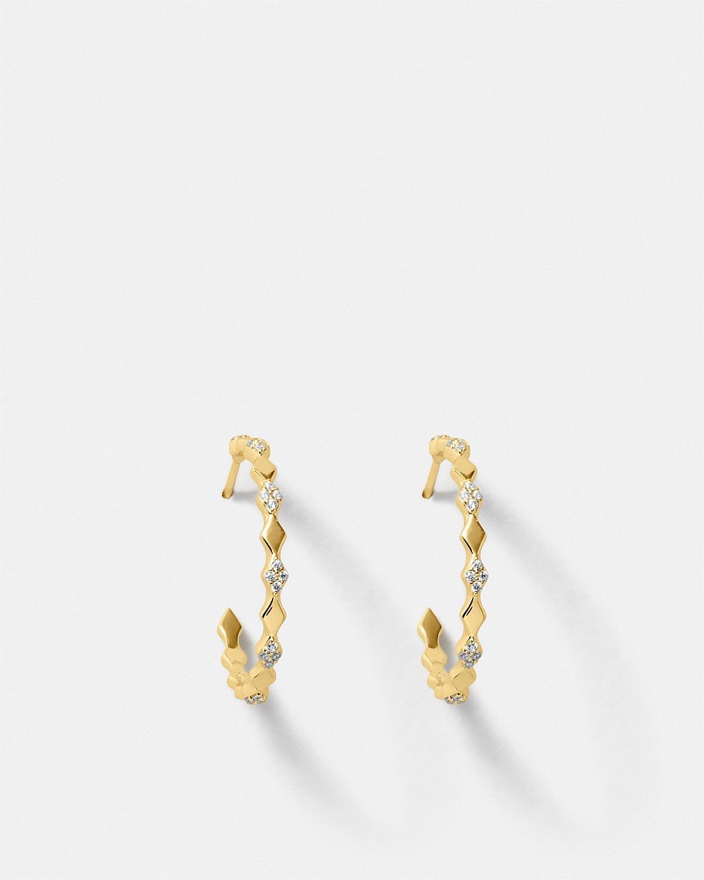 Ace Hoop Earrings