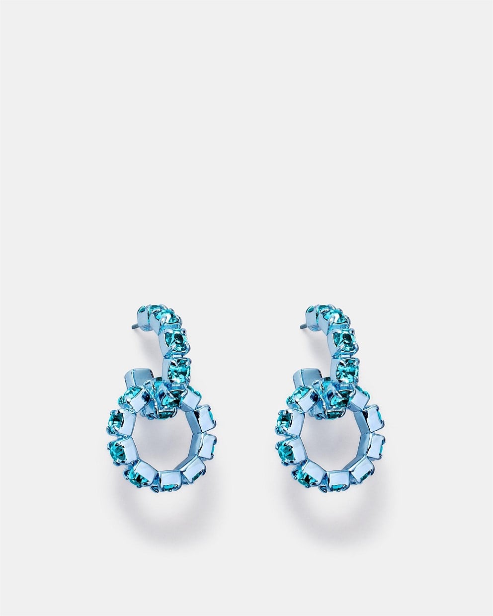Glitter Hoop Earrings