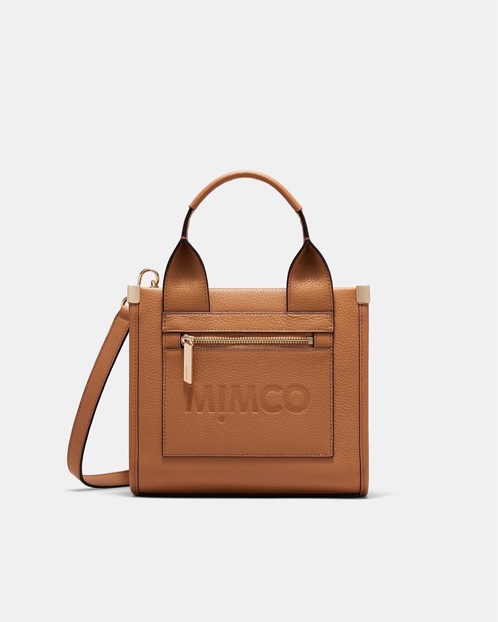 Caramel Patch Leather Mini Tote Bag - Bags | Mimco