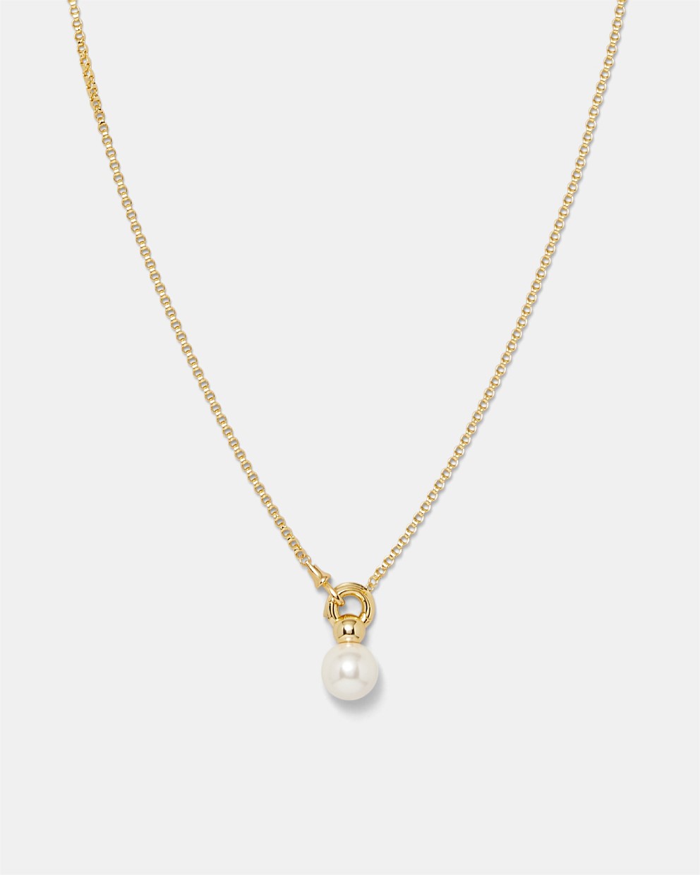 The Edge Pearl Necklace