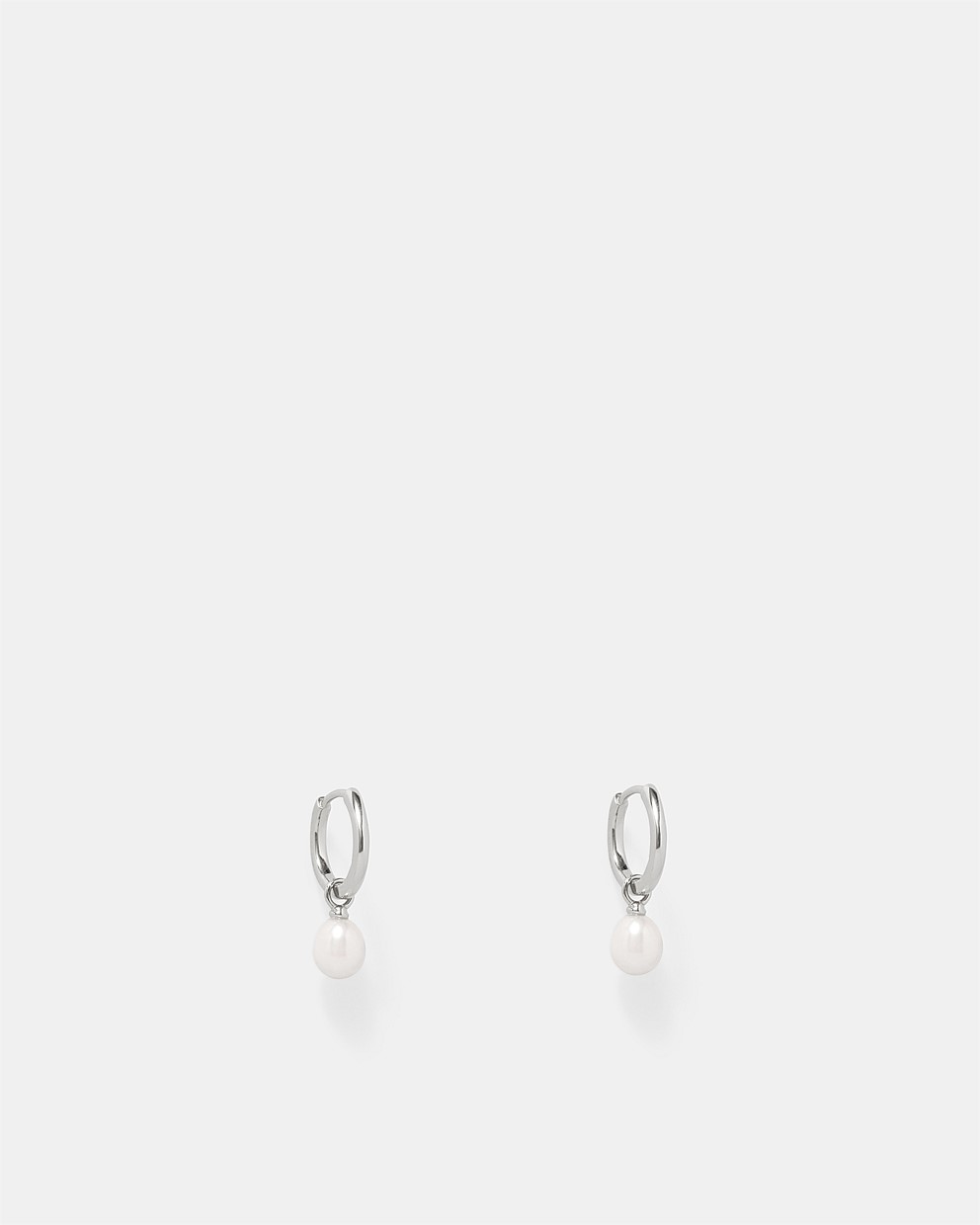 Purete Charm Hoop Earrings