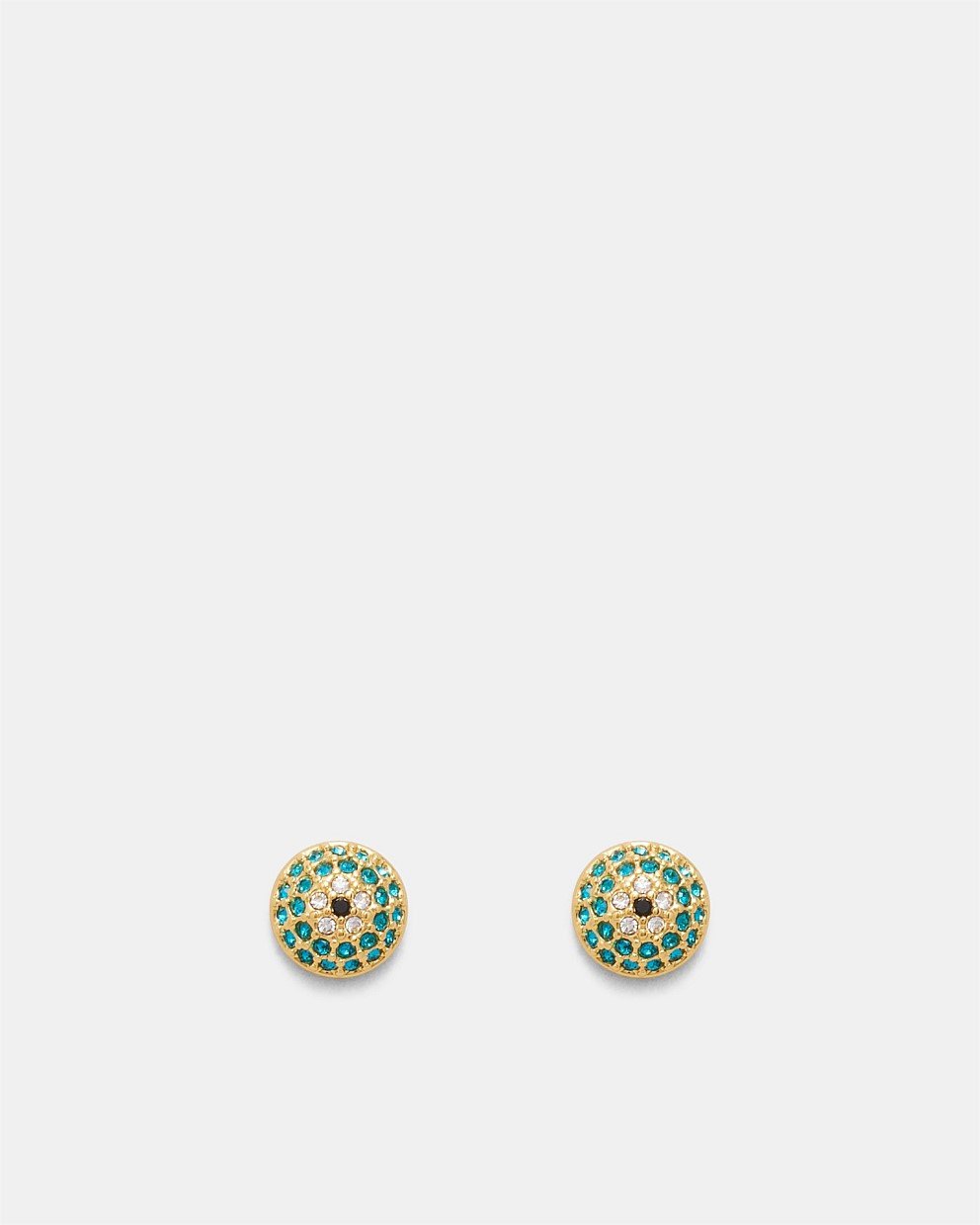 Disco Pave Stud Earrings