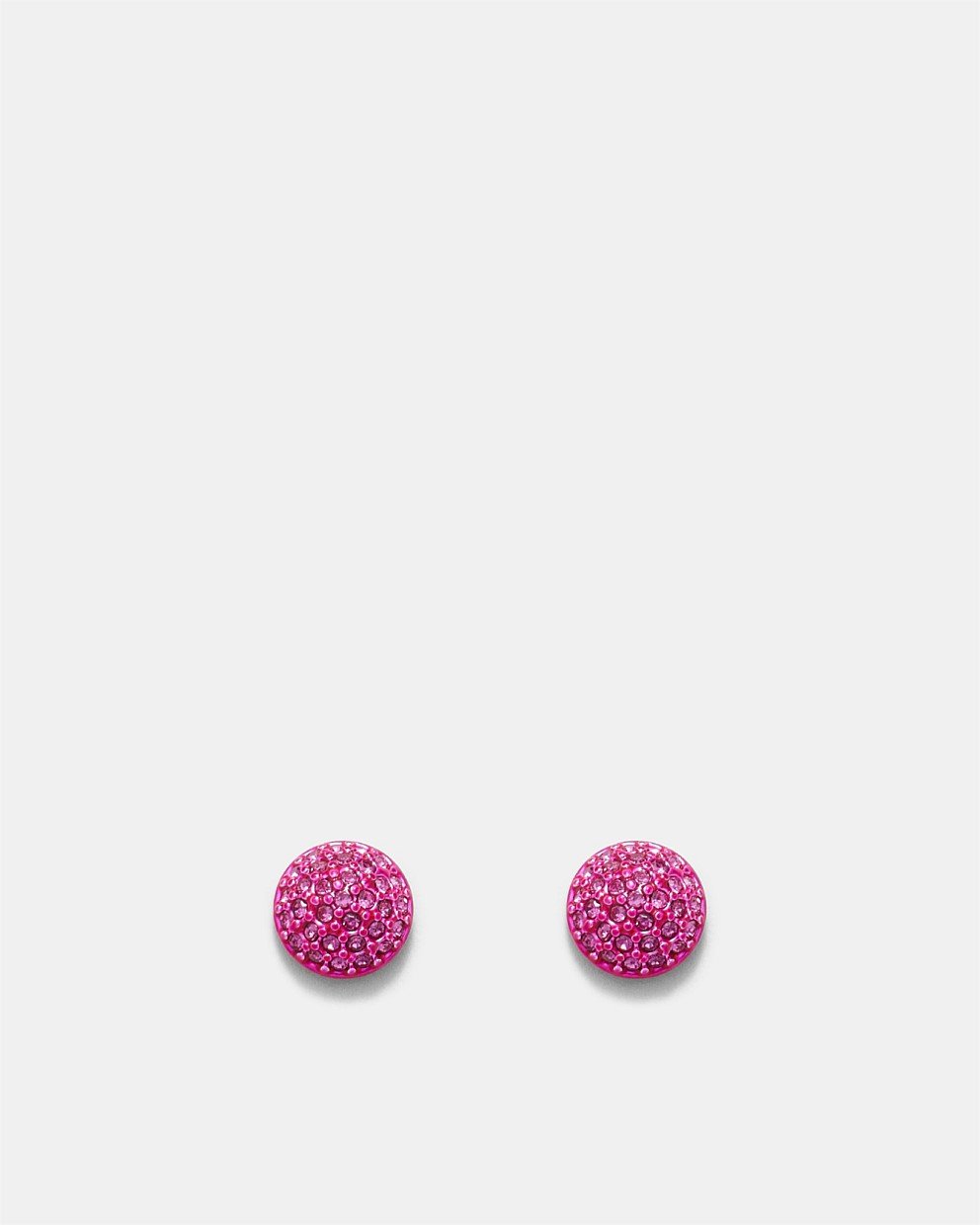 Disco Pave Stud Earrings