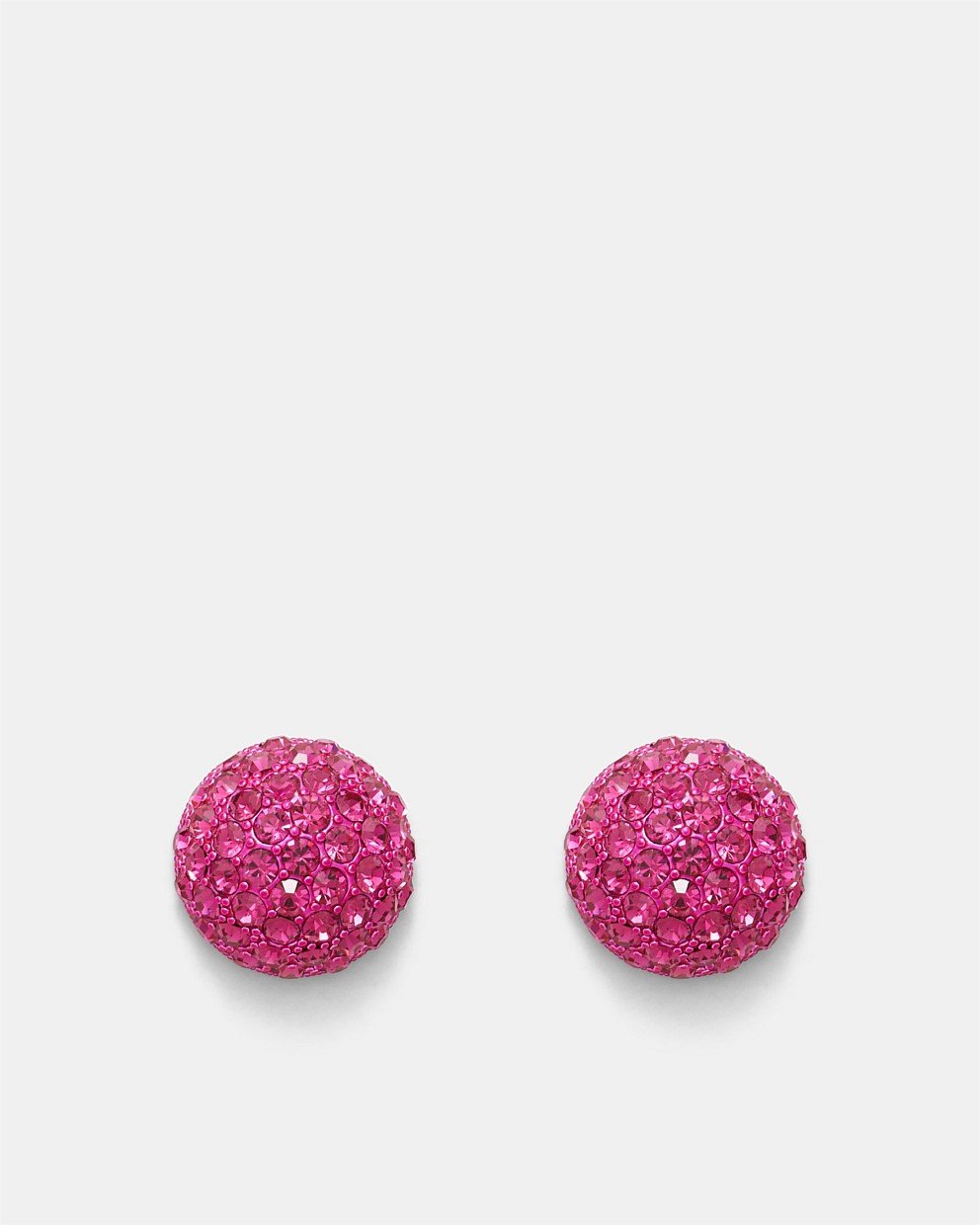 Disco Pave Large Stud Earrings