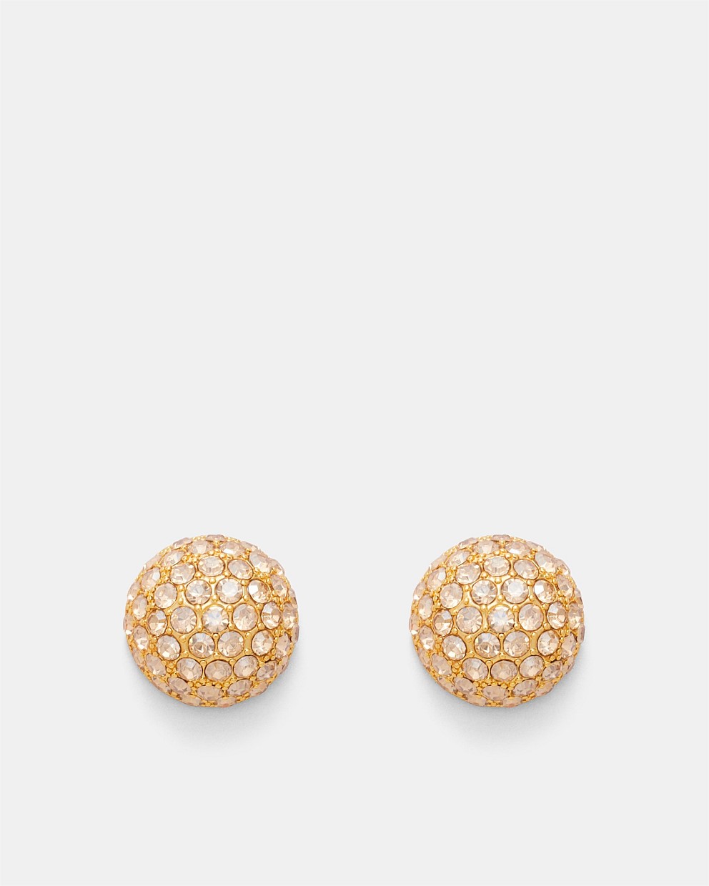 Disco Pave Large Stud Earrings