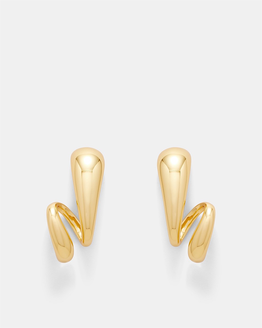 The Podium Twist Hoop Earrings