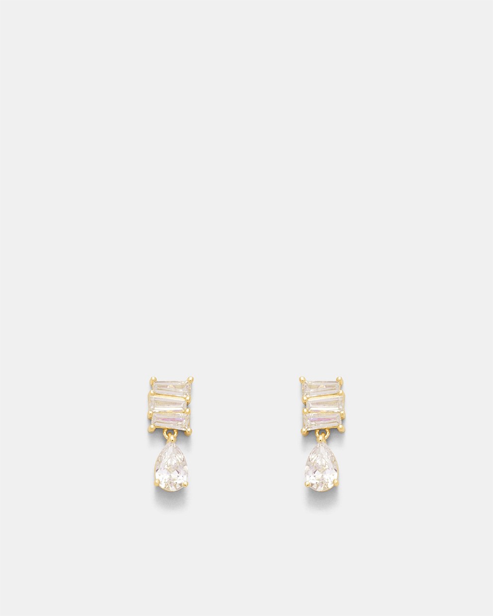 Enchantment Crystal Drop Stud Earrings