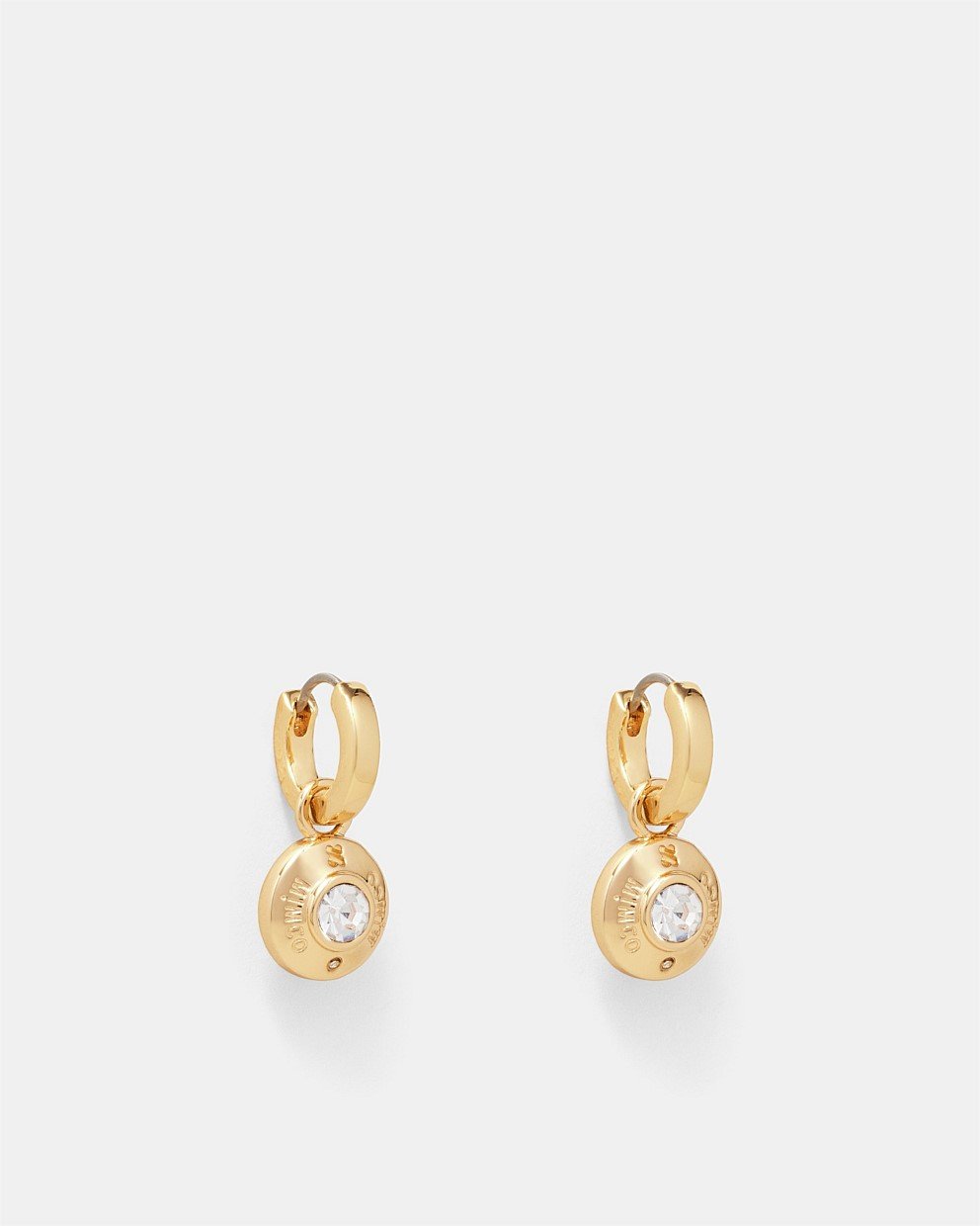 Enliven Charm Hoop Earrings