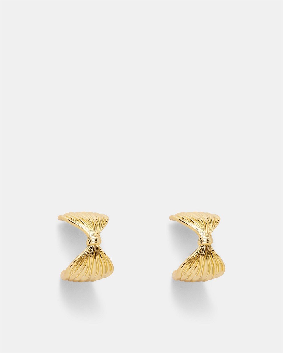 En Pointe Bow Hoop Earrings