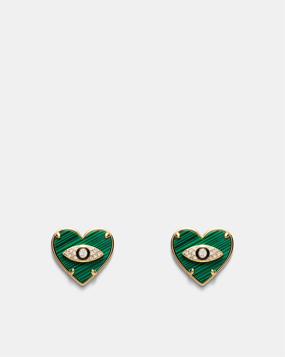 Emotional Heart Stud Earrings