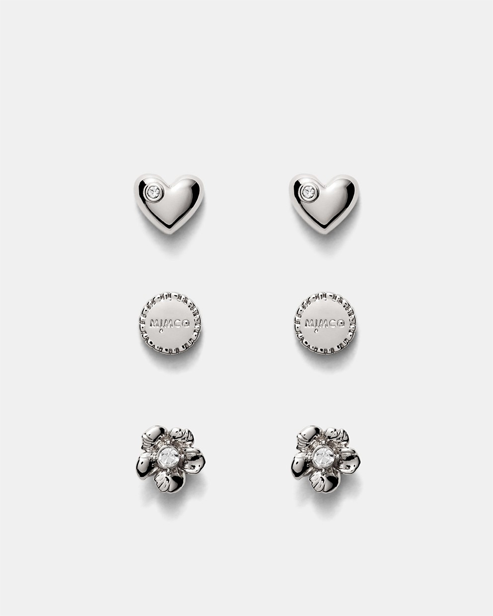 Heartfelt Stud Earrings Set