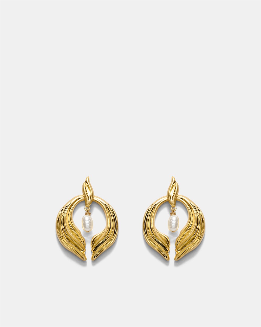 Gaia Pearl Drop Earrings