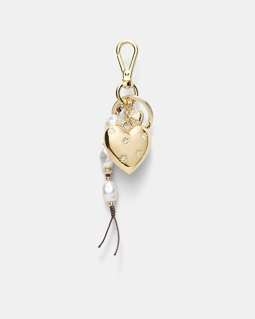 Puffy Heart Bag Charm