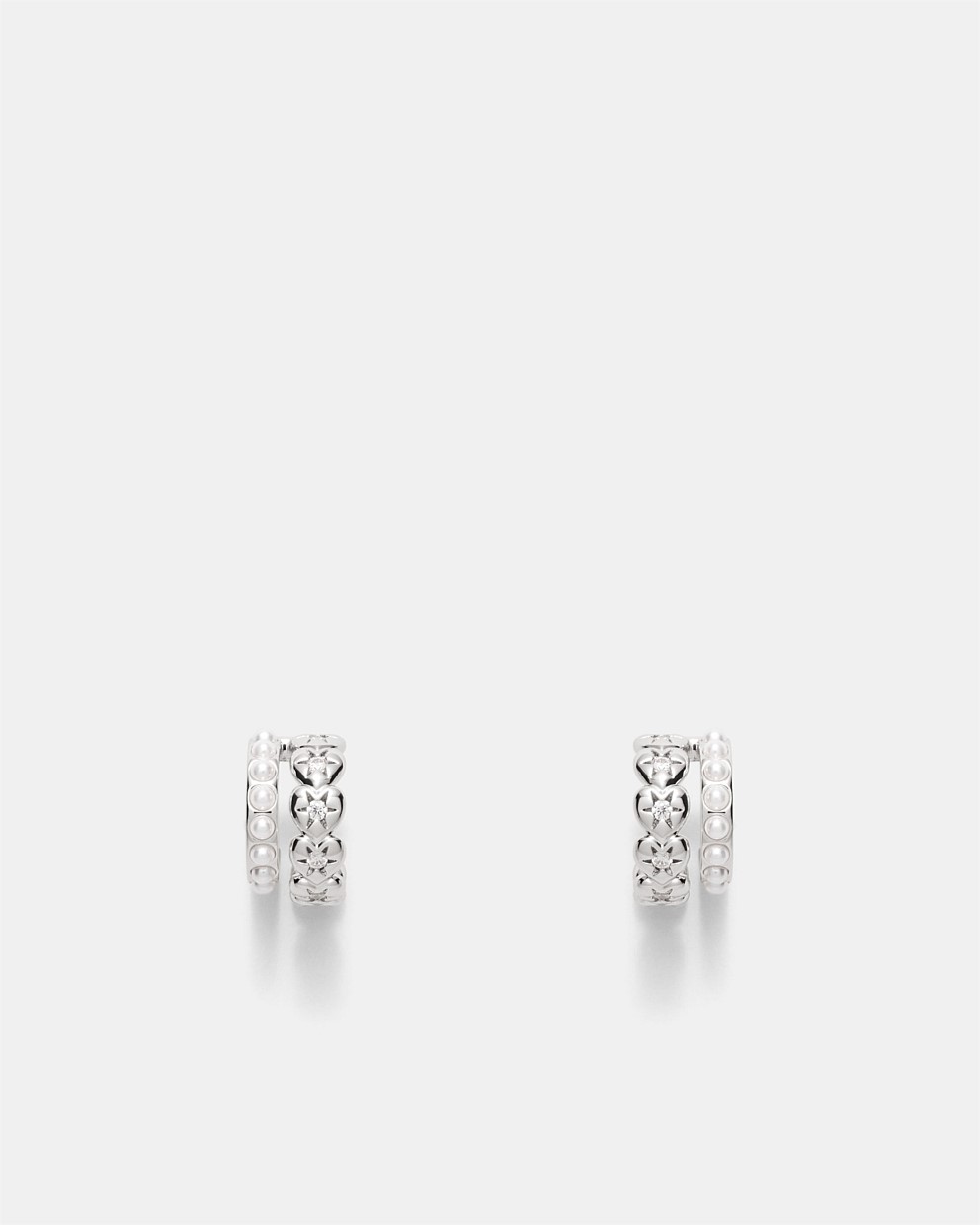 Westlyn Heart Duo Hoop Earrings