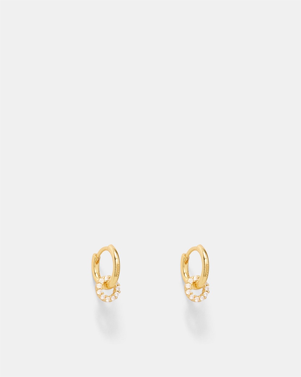 Nimbus Charm Hoop Earrings