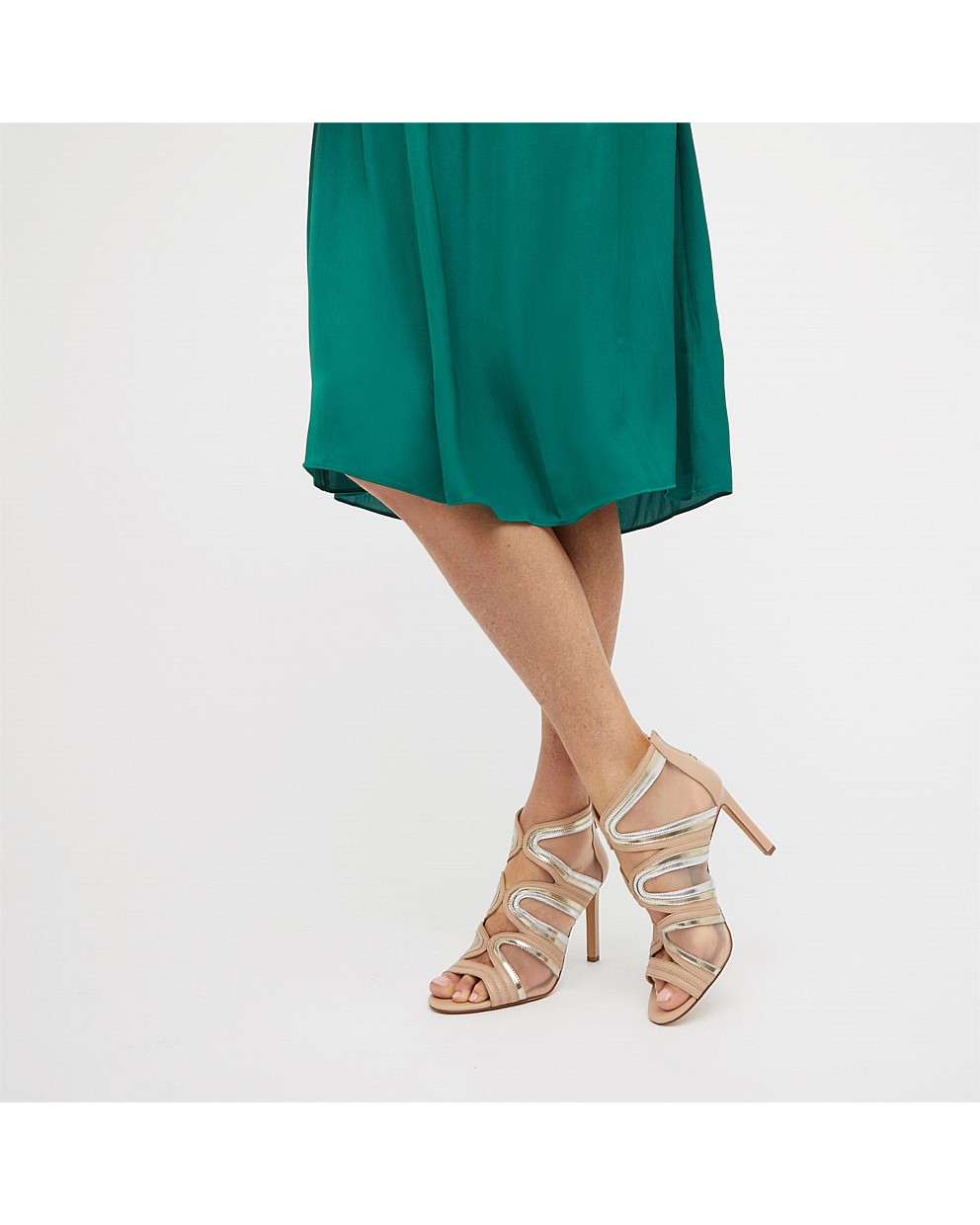 EQUINOX PEEP TOE HEELS