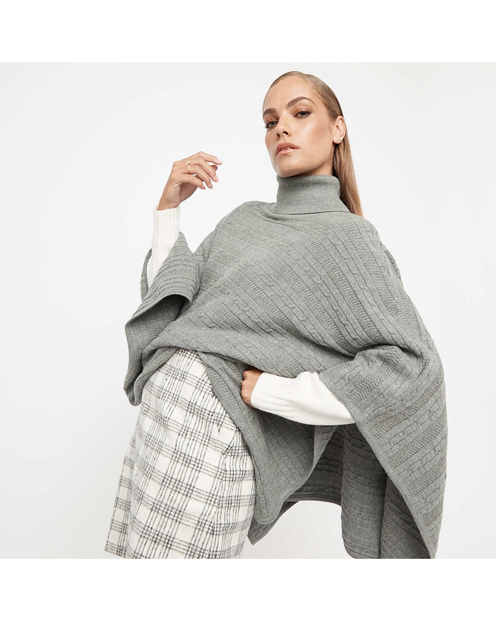 Assemble Knit Poncho