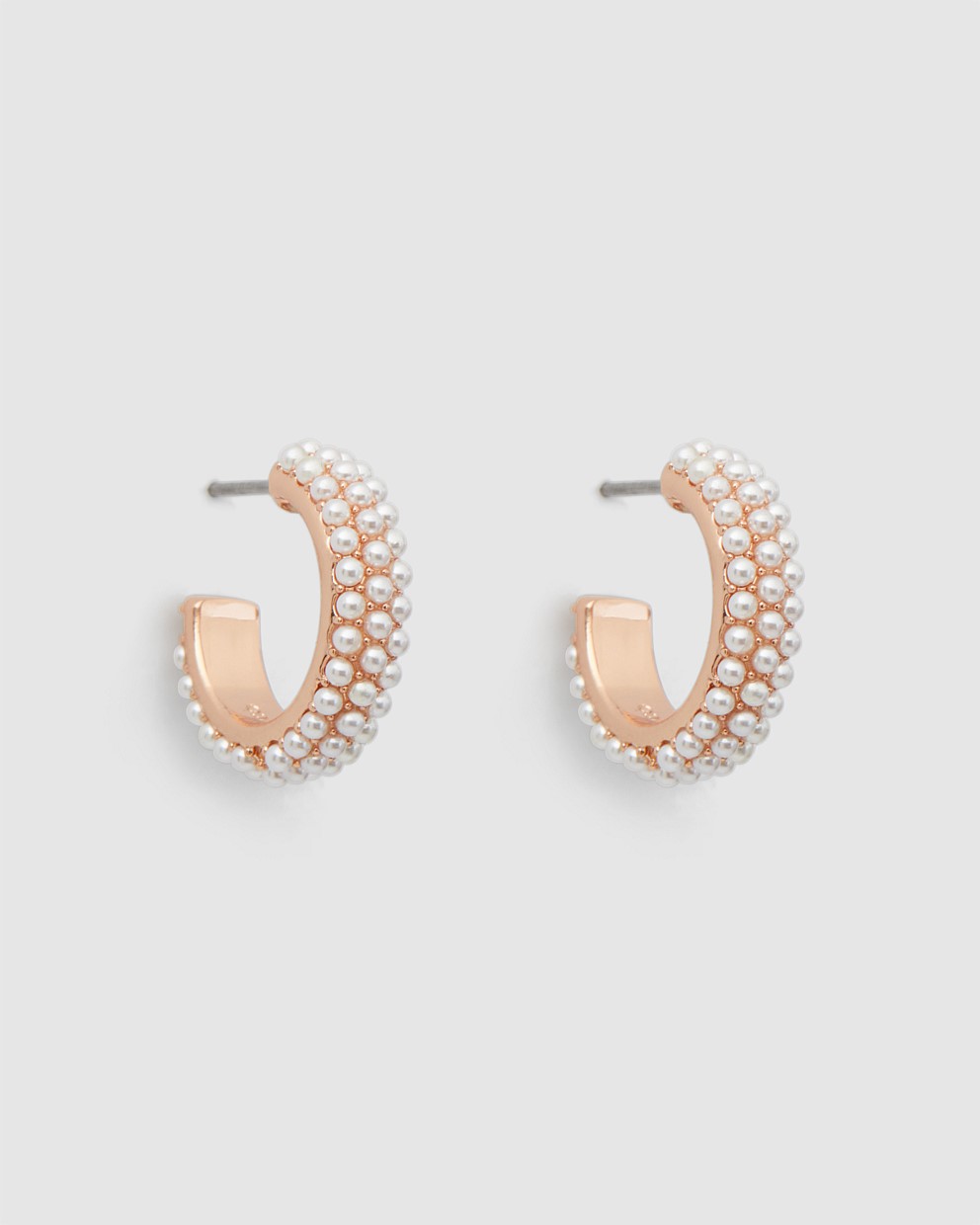 Enchant Pearl Hoop Earrings