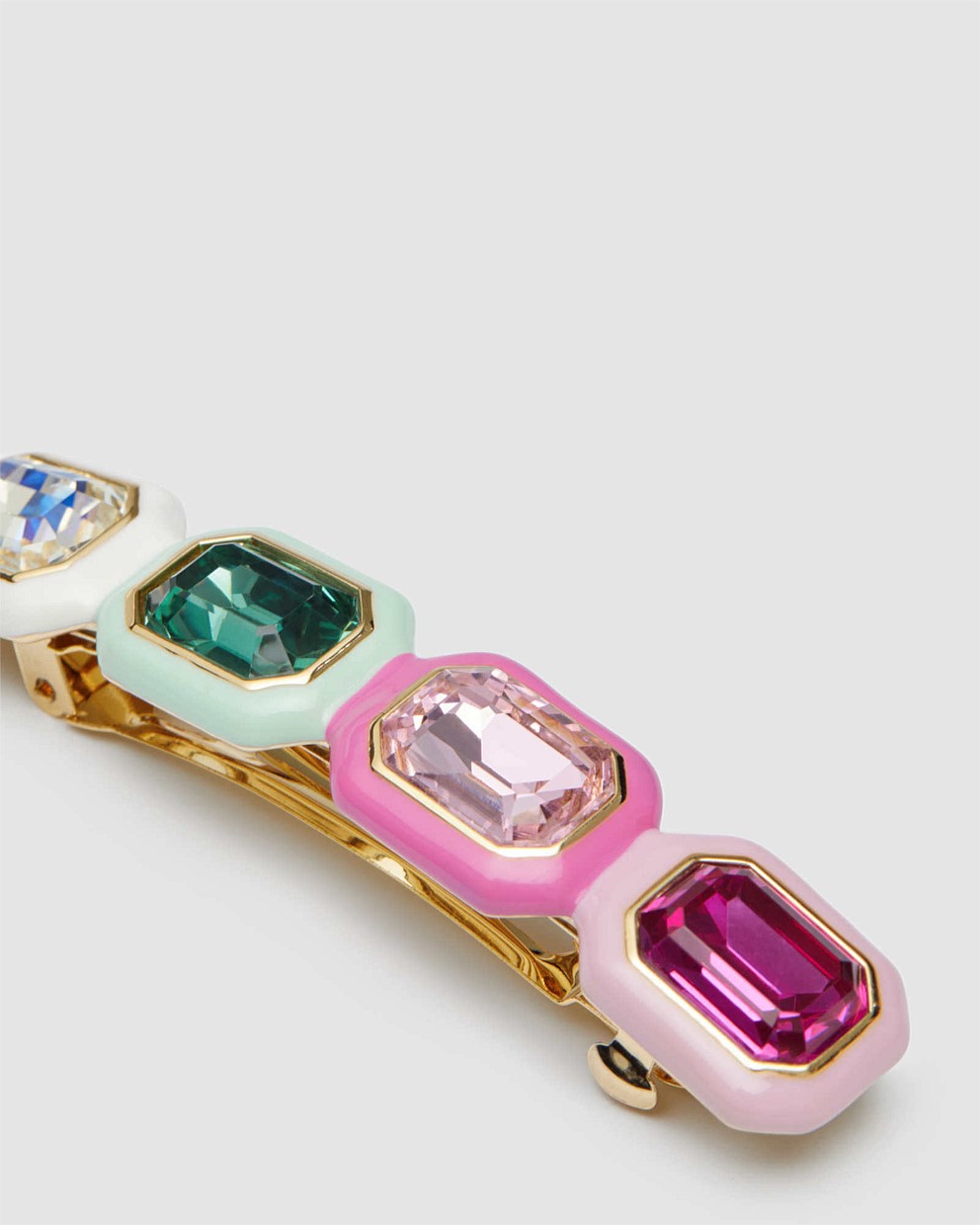 Jewel Barrette Hair Clip