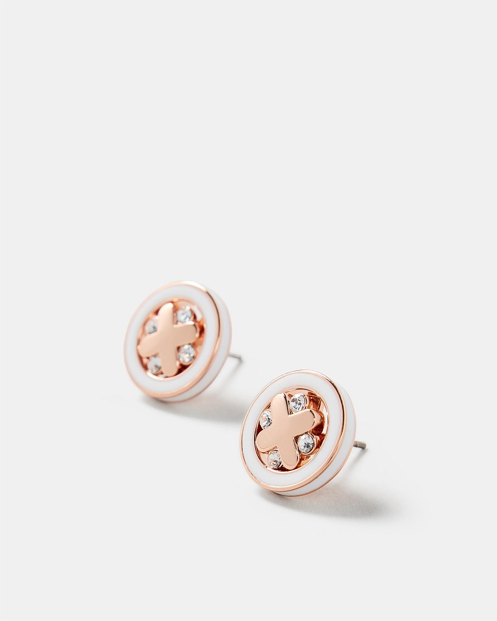 Supermicra Halo Stud Earrings