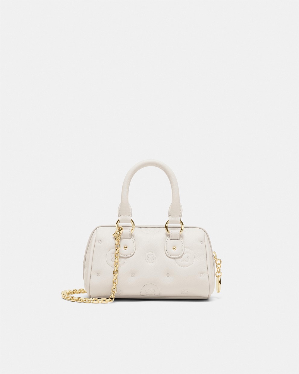 Flashback Leather Mini Bowler Crossbody Bag