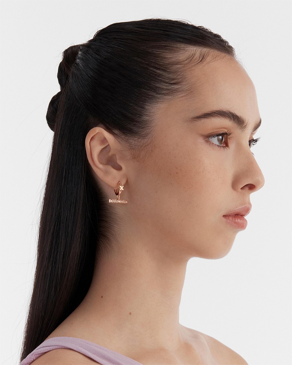 Epoch Charm Hoop Earrings