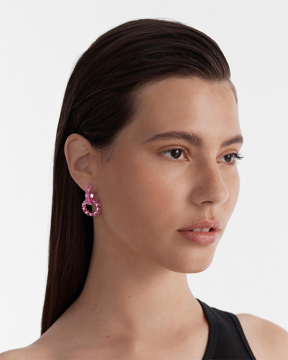 Glitter Hoop Earrings