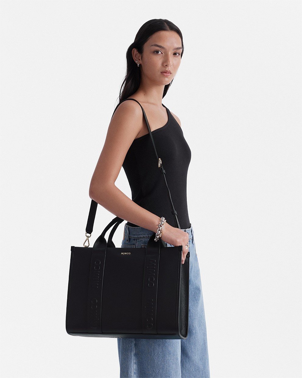 Stevie Leather Tote Bag