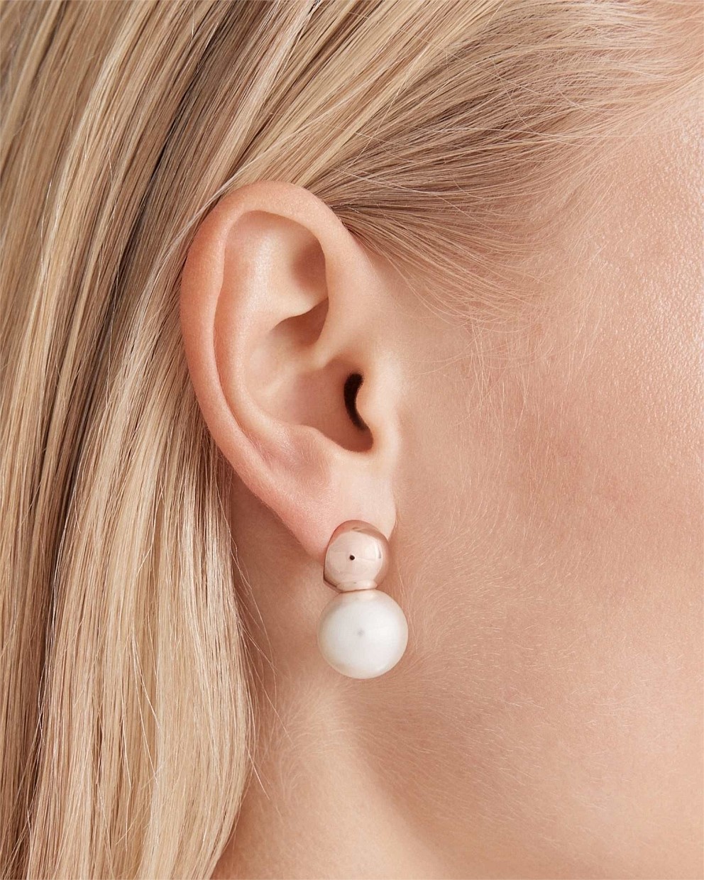 So Smooth Pearl Drop Earrings