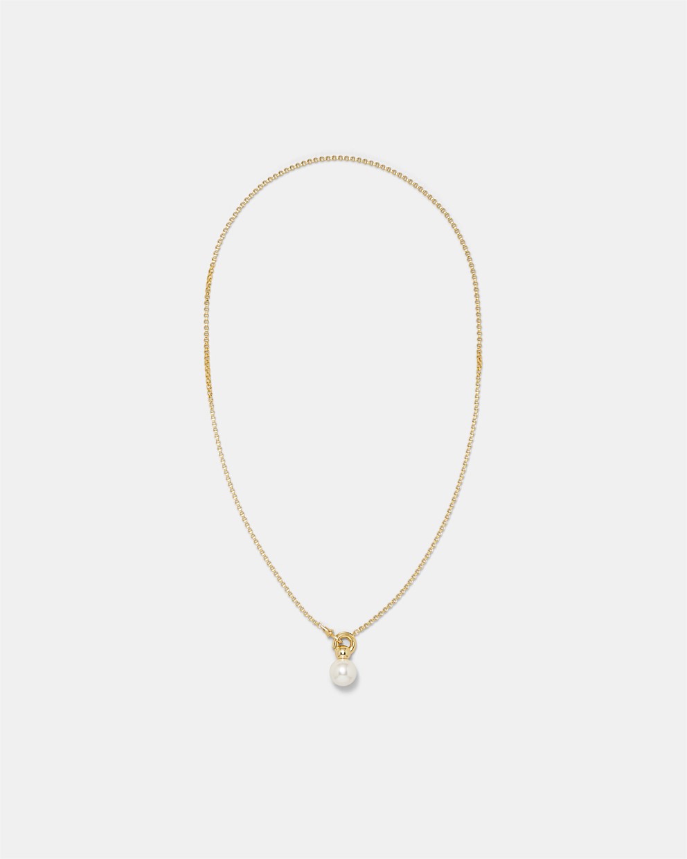 The Edge Pearl Necklace