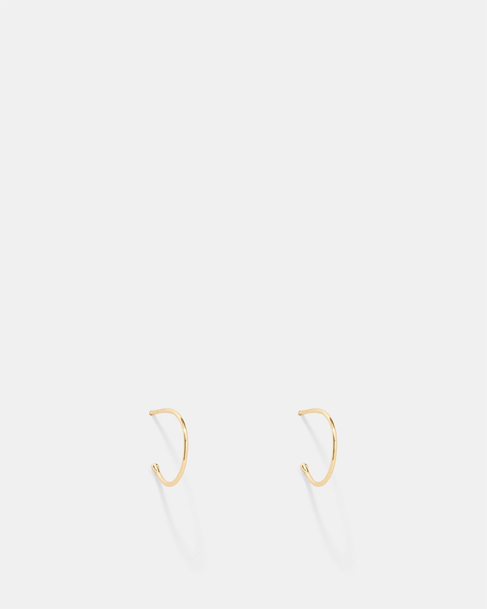 Lune Charm Hoop Earrings