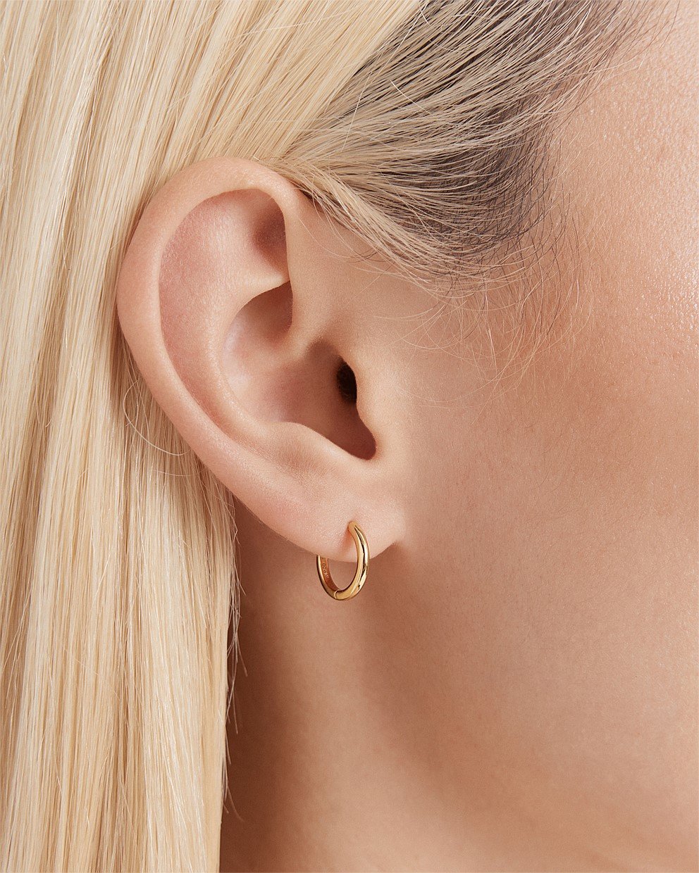 Purete Charm Hoop Earrings