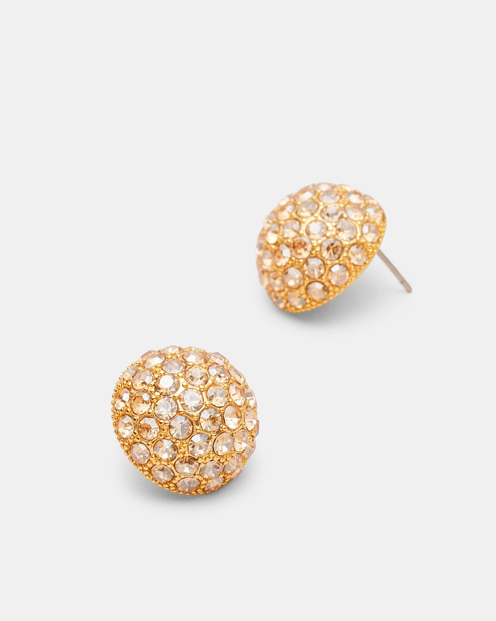 Disco Pave Large Stud Earrings