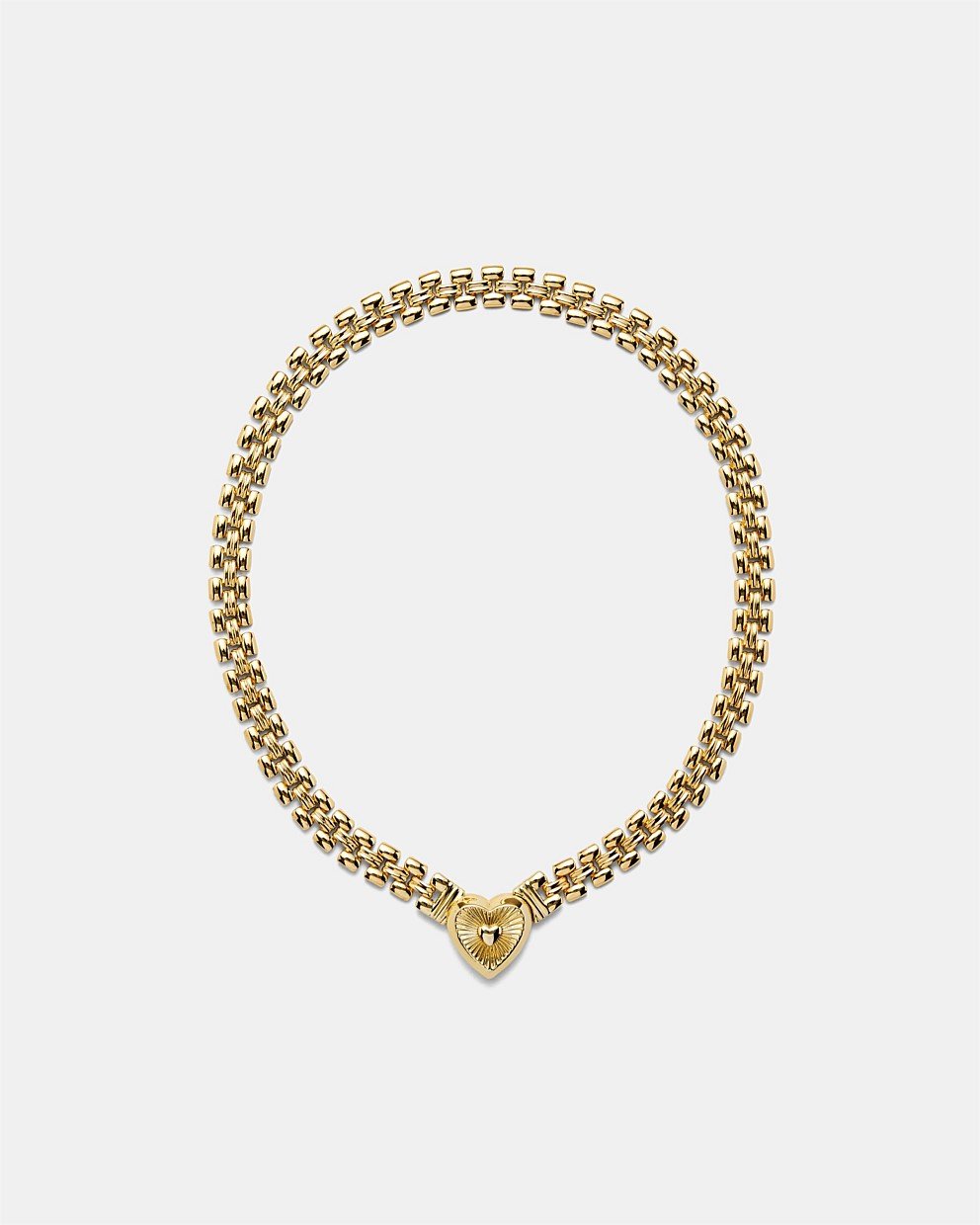 Los Angeles Heart Chain Choker Necklace