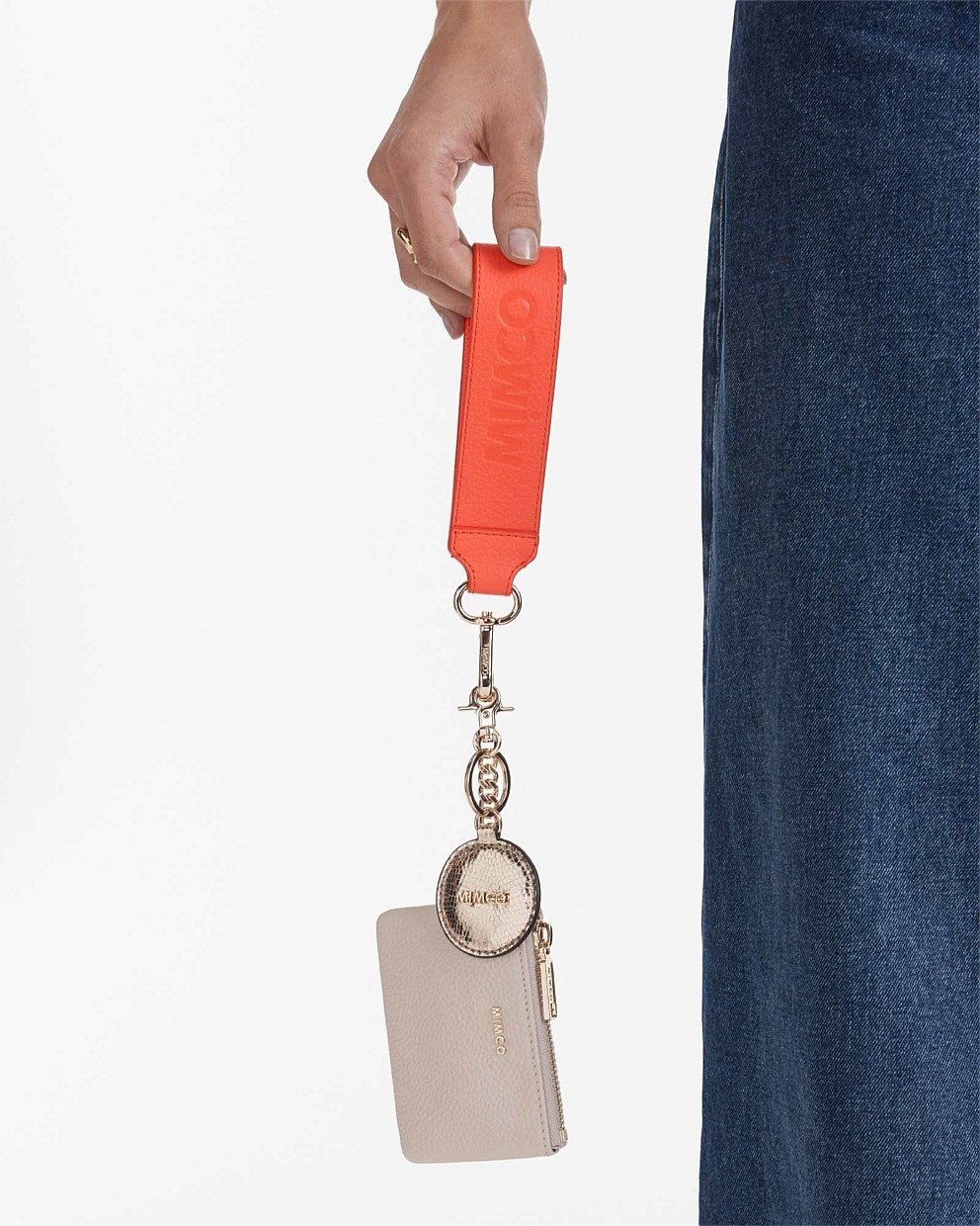 Patch Leather Keyring