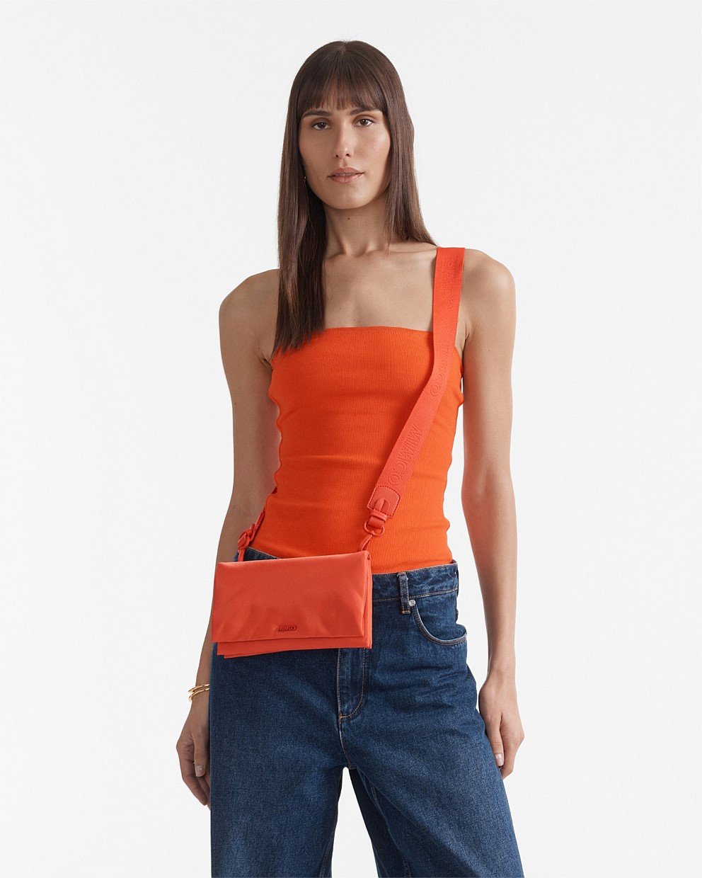 Puffy Nylon Crossbody Bag