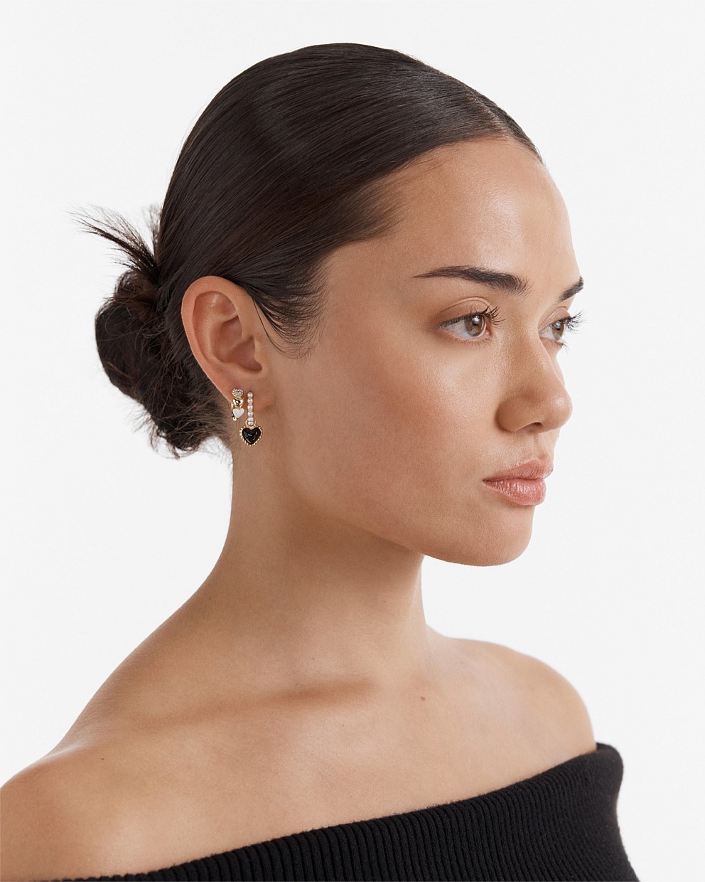 En Pointe Hoop Earrings
