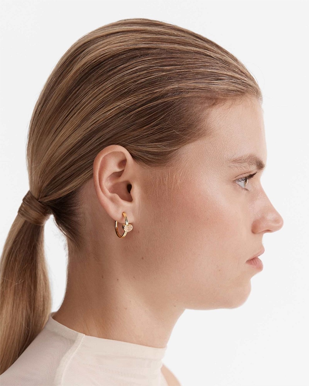Heart To Heart Hoop Earrings
