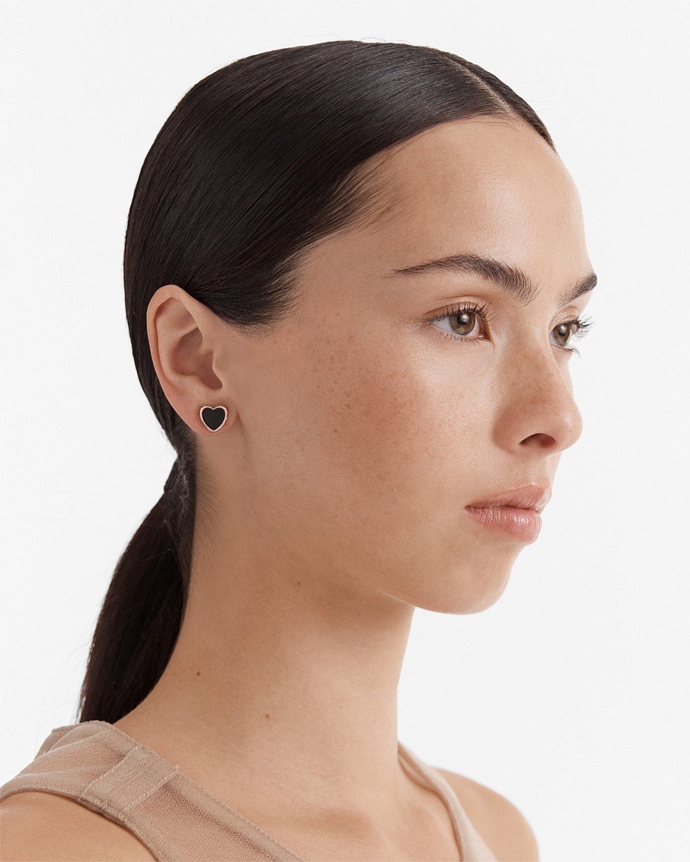 Lover Heart Stud Earrings