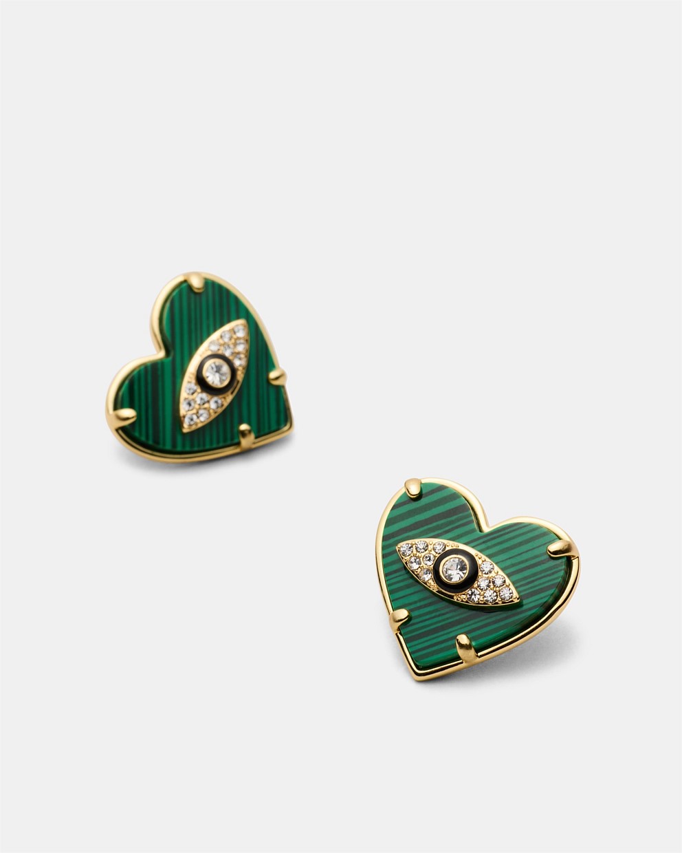 Emotional Heart Stud Earrings