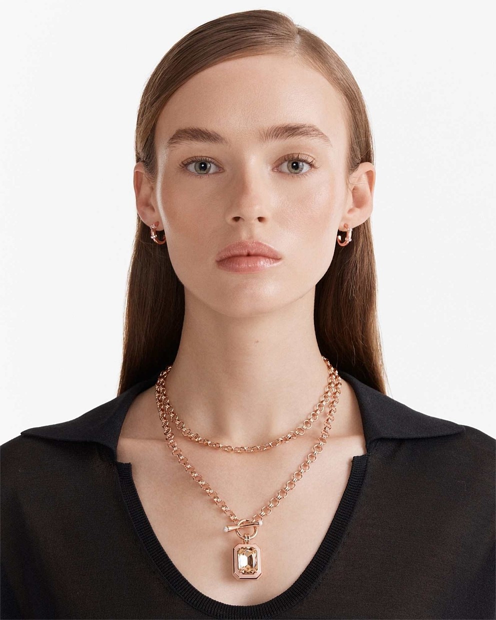 Legacy Enamel Pendant Necklace