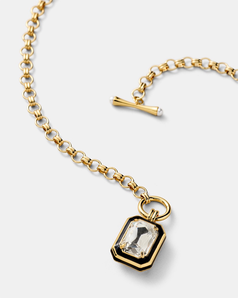 Legacy Enamel Pendant Necklace