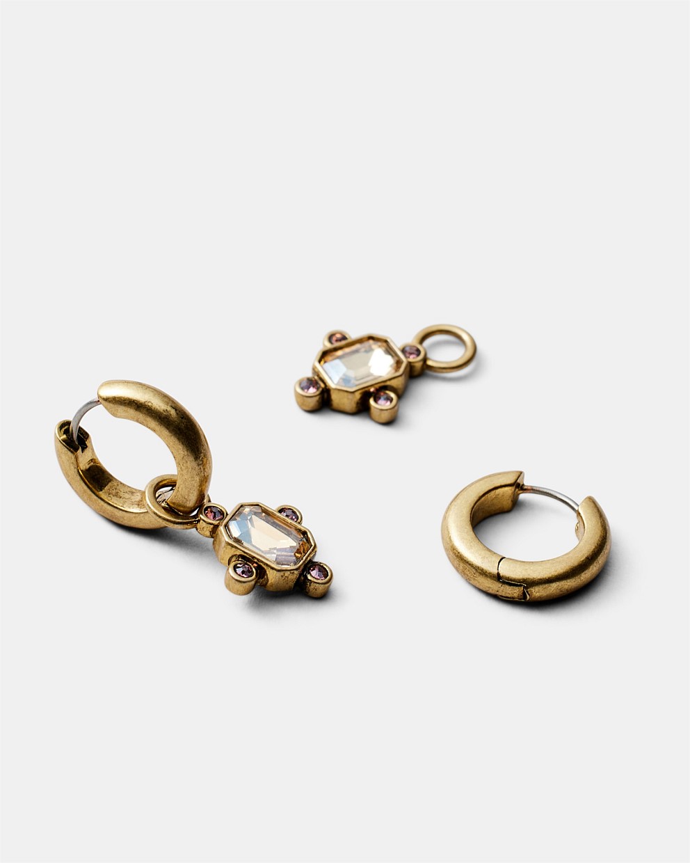 Demeanour Huggie Hoop Earrings