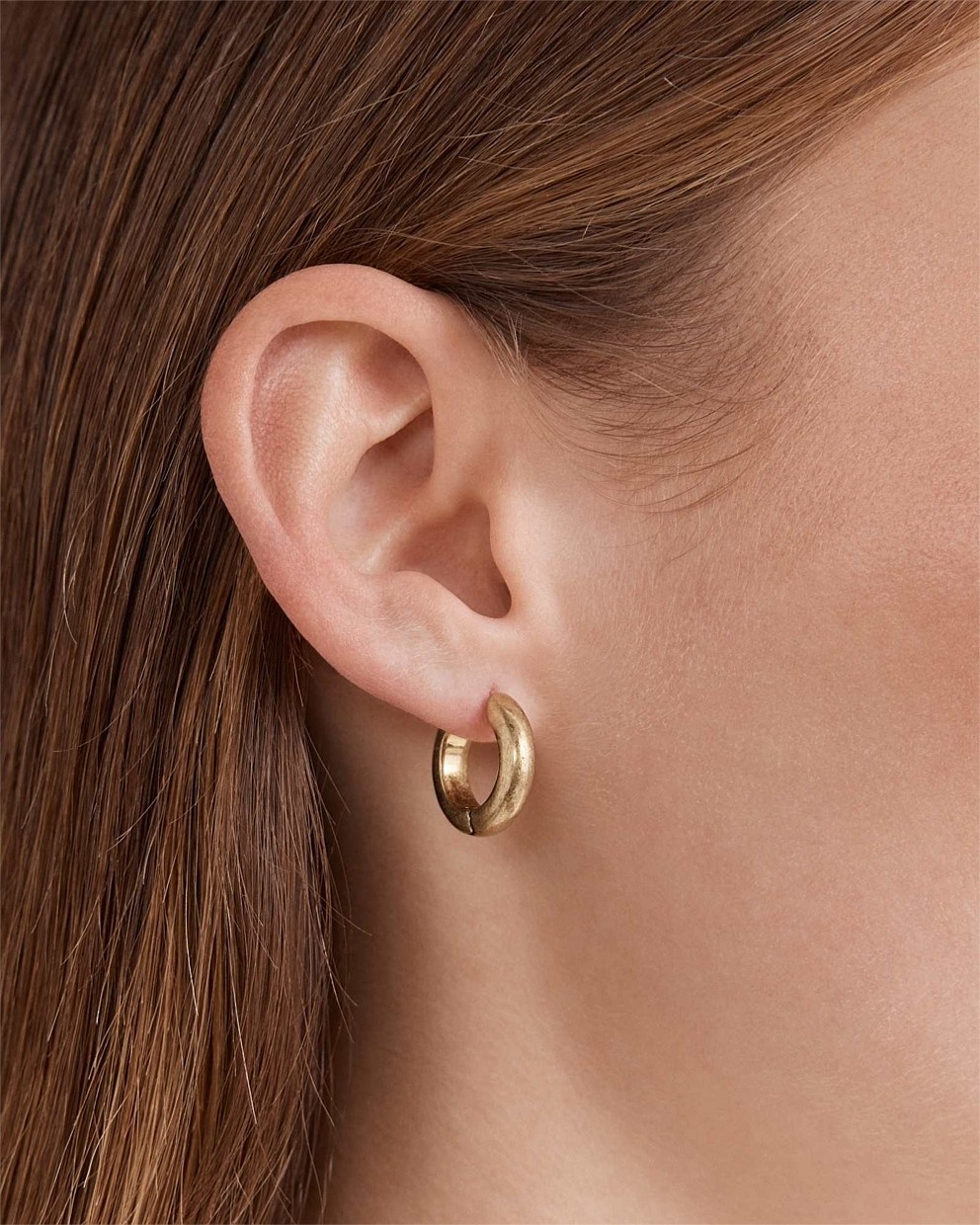 Demeanour Huggie Hoop Earrings