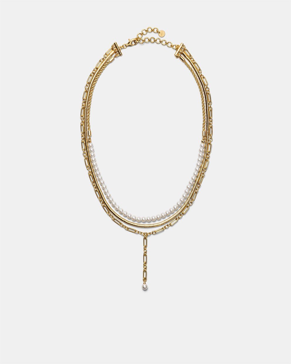 Stacked Lariat Necklace