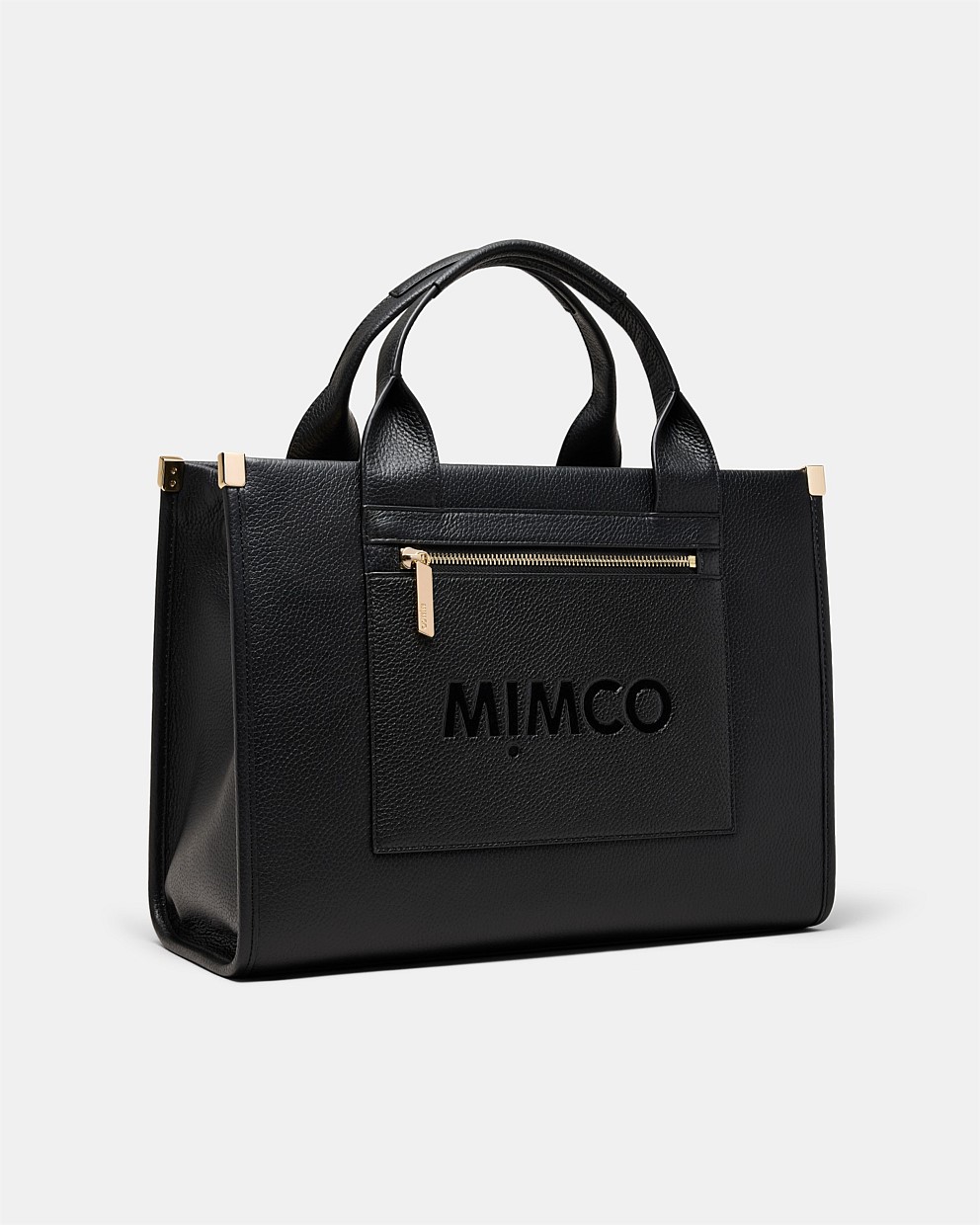 Patch Leather Tote Bag