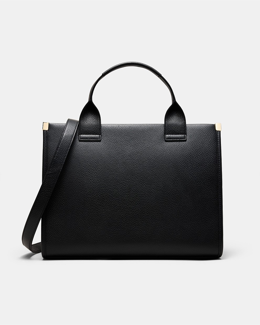 Patch Leather Tote Bag