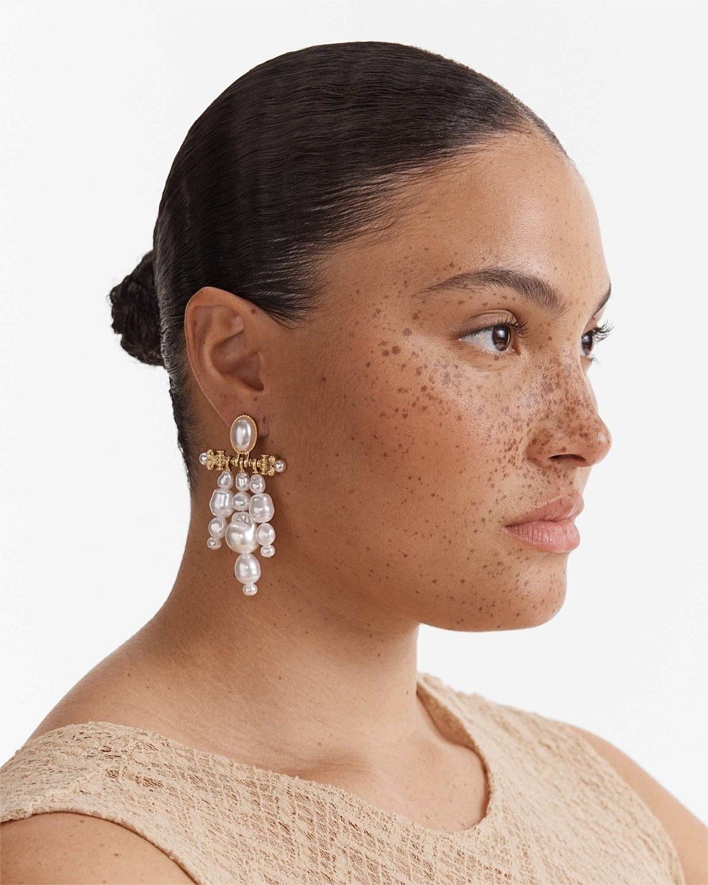 Goddess Pearl Earrings